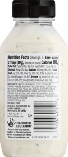 Harris Teeter™ Original Tartar Sauce Perspective: back