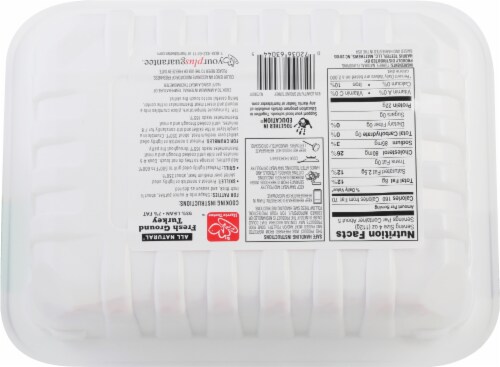 Harris Teeter™ 93% Lean Ground Turkey Perspective: back