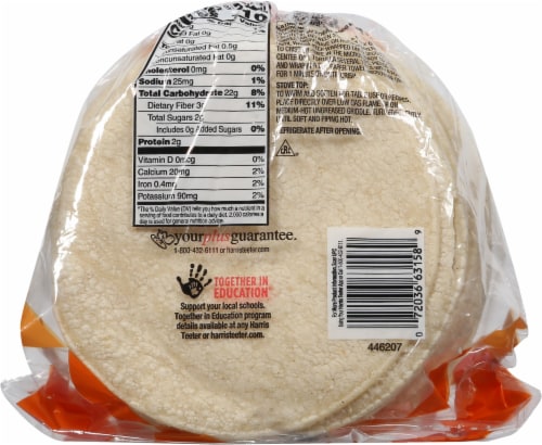 Harris Teeter Corn Tortillas Perspective: back