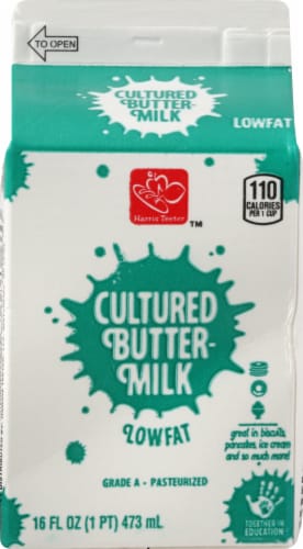 Harris Teeter™ Lowfat Cultured Buttermilk Perspective: back