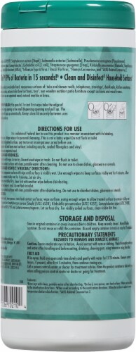 Harris Teeter™ Fresh Scent Disinfection Wipes Perspective: back