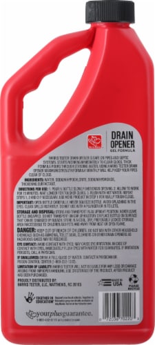 Harris Teeter™ Maximum Strength Gel Drain Opener Perspective: back
