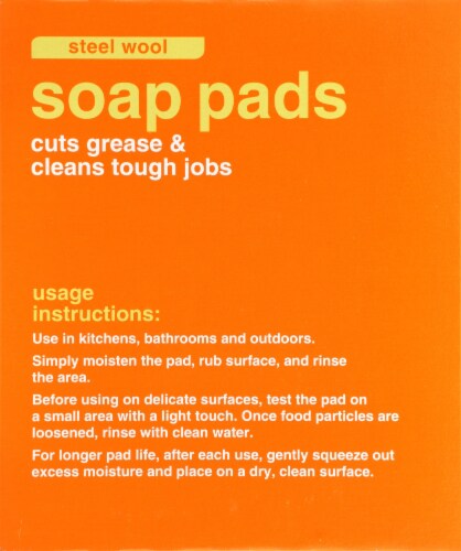 Harris Teeter™ Steel Wool Soap Pads Perspective: back