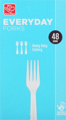 Harris Teeter™ Everyday Everyday Heavy Duty Forks Perspective: back