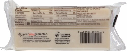 Harris Teeter™ New York Sharp Cheddar Block Cheese Perspective: back