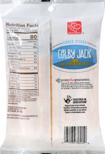 Harris Teeter™ Colby Jack Snack Sticks Perspective: back