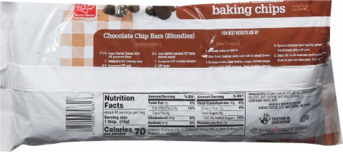 Harris Teeter Real Semi Sweet Chocolate Chips Perspective: back