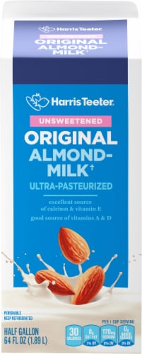 Harris Teeter™ Original Unsweetened Almondmilk Perspective: back