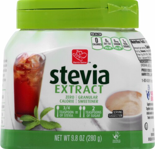 Harris Teeter™ Stevia Extract Zero Calorie Granular Sweetener Perspective: back