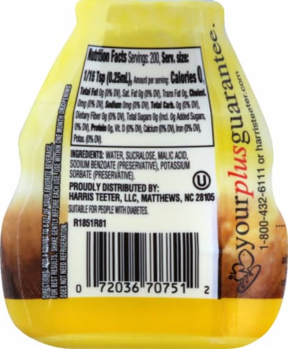 Harris Teeter™ Sucralose Sweetener Perspective: back