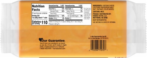Harris Teeter™ Sharp Cheddar Cheese Block Perspective: back