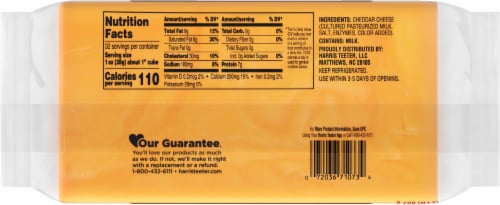 Harris Teeter™ Extra Sharp Cheddar Cheese Perspective: back