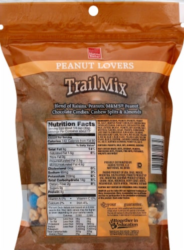 Harris Teeter™ Peanut Lovers Trail Mix Perspective: back