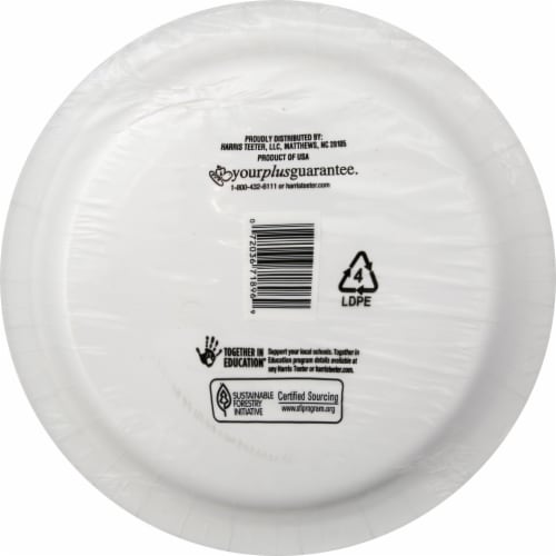 Harris Teeter™ Everyday Paper Plates Perspective: back