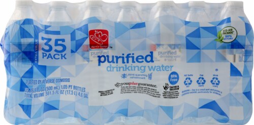 Harris Teeter™ Purified Drinking Water Perspective: back
