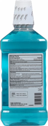 Harris Teeter® Blue Mint Antiseptic Mouth Rinse Perspective: back