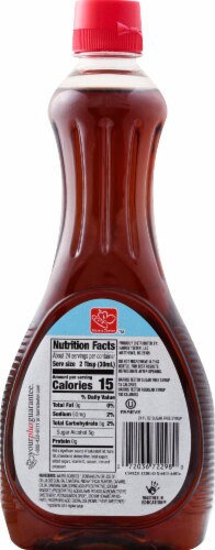 Harris Teeter™ Sugar Free Syrup Perspective: back