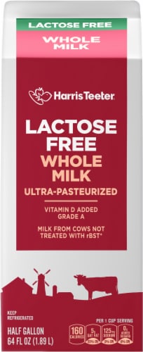 Harris Teeter™ Lactose Free Ultra Pasteurized Whole Milk Perspective: back