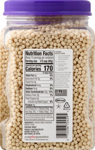Harris Teeter™ Israeli-Style Toasted Pearl Couscous Perspective: back