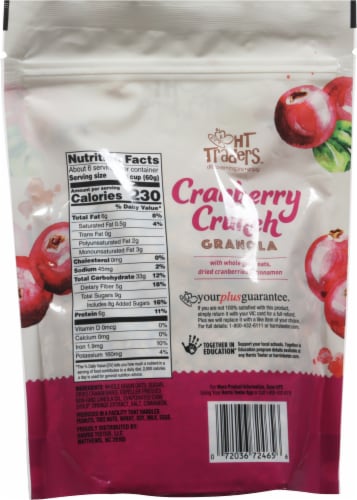 HT Traders Cranberry Crunch Granola Perspective: back