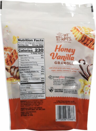 HT Traders Honey Vanilla Granola Perspective: back
