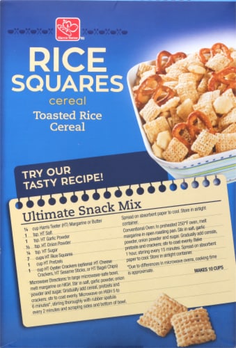 Harris Teeter™ Rice Squares Cereal Perspective: back