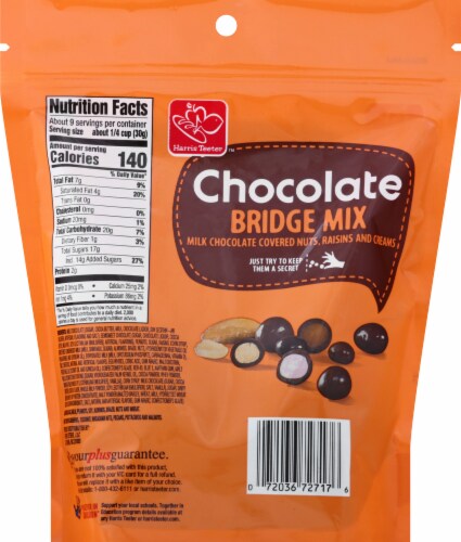 Harris Teeter™ Chocolate Bridge Mix Perspective: back