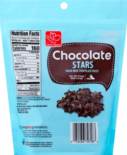 Harris Teeter™ Milk Chocolate Stars Perspective: back