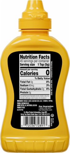 Harris Teeter™ Yellow Mustard Perspective: back