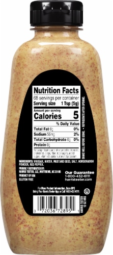 Harris Teeter™ Deli Style Horseradish Mustard Perspective: back