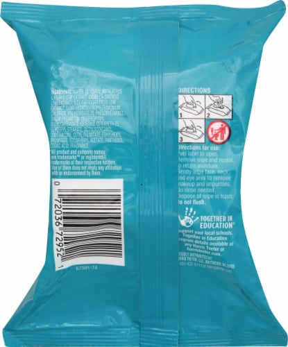 Harris Teeter™ Facial Cleansing Towelettes Perspective: back