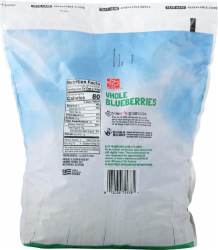 Harris Teeter™ Blueberries Perspective: back