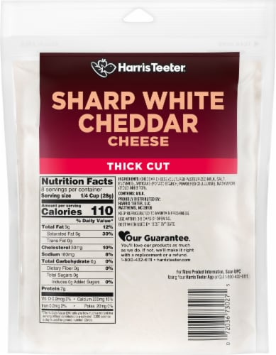 Harris Teeter® Thick Cute White Sharp Cheddar Perspective: back