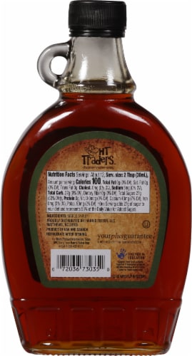 Harris Teeter Genuine Amber Maple Syrup Perspective: back