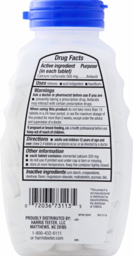 Harris Teeter™ Regular Strength Peppermint Antacid Perspective: back
