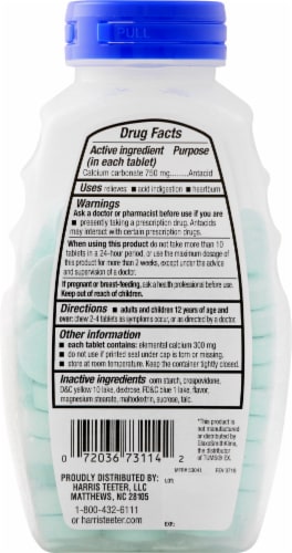 Harris Teeter™ Extra Strength Wintergreen Antacid Perspective: back