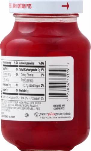 Harris Teeter™ Stem Free Maraschino Cherries Perspective: back