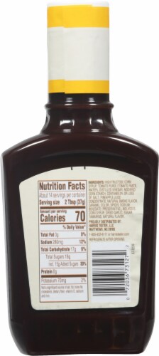 Harris Teeter™ Sweet & Tangy BBQ Sauce Perspective: back