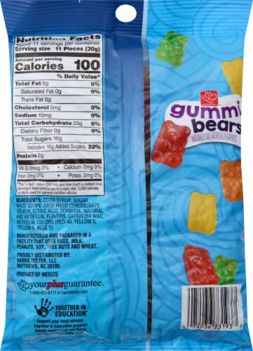Harris Teeter™ Gummi Bears Perspective: back
