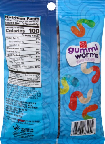 Harris Teeter™ Gummi Worms Perspective: back