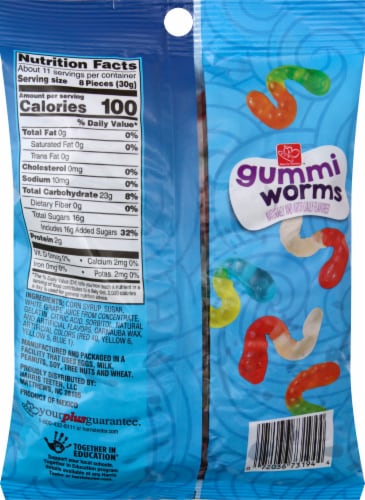Harris Teeter™ Gummi Worms Perspective: back