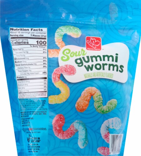 Harris Teeter™ Sour Gummi Worms Perspective: back