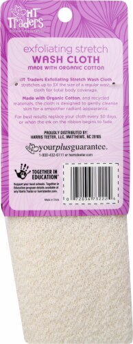 HT Traders™ Exfoliating Stretch Wash Cloth Perspective: back