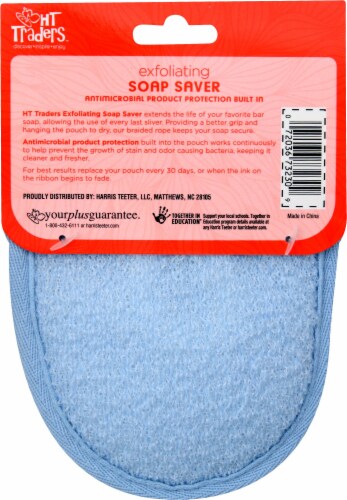 HT Traders™ Antimicrobial Exfoliating Soap Saver Perspective: back