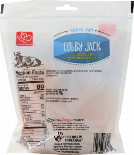 Harris Teeter™ Colby Jack Snack Bars Cheese Perspective: back