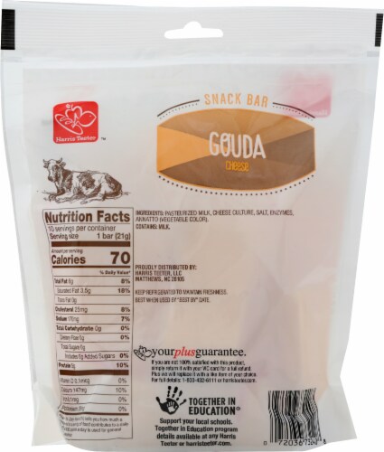 Harris Teeter™ Gouda Cheese Snack Bars Perspective: back