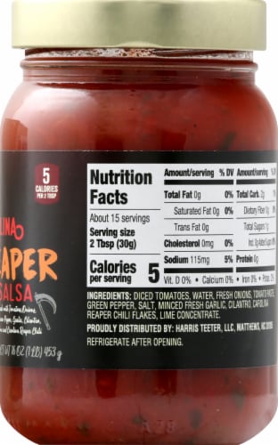 HT Traders Carolina Reaper Salsa Perspective: back