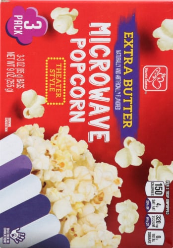 Harris Teeter™ Extra Butter Theater Style Microwave Popcorn Perspective: back