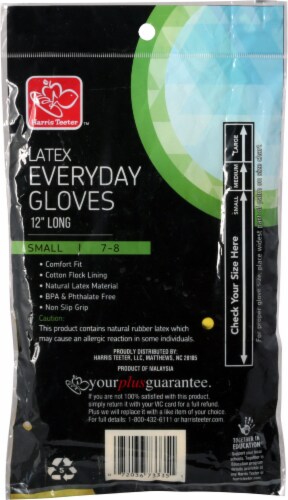 Harris Teeter Latex Gloves Perspective: back