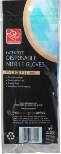 Harris Teeter Disposable Nitrile Gloves Perspective: back